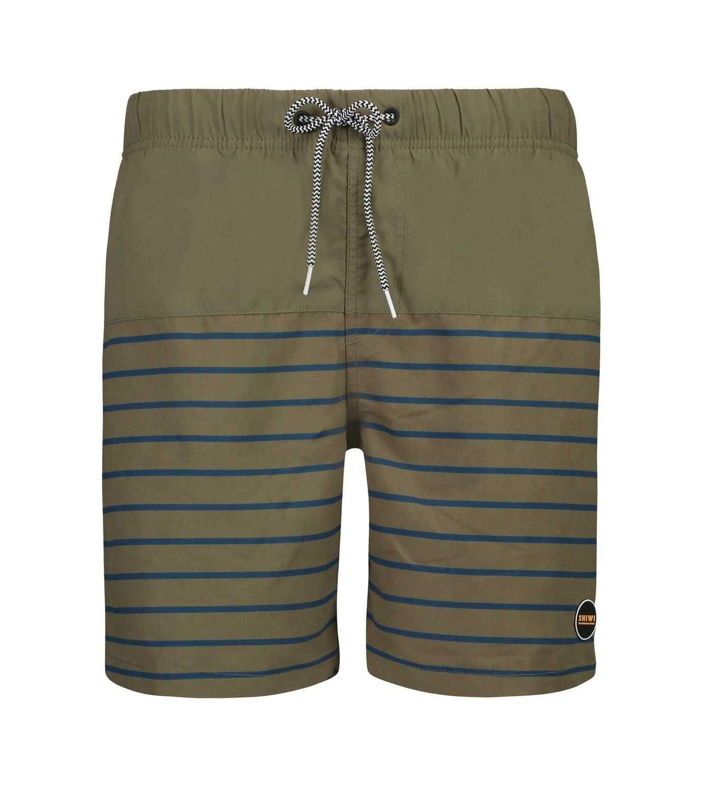 НОВИ Shiwi Swim Short Placed Stripe мъжки плажни шорти - M и XL