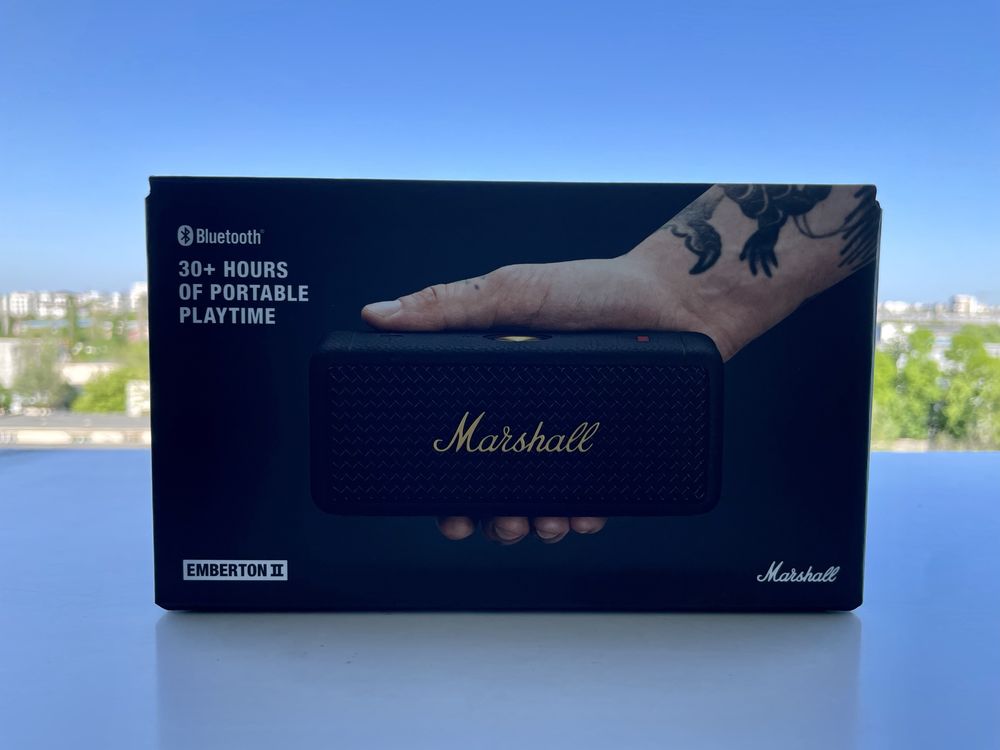 Boxă Marshall Emberton II Bluetooth Waterproof NOUĂ - ambalaj original