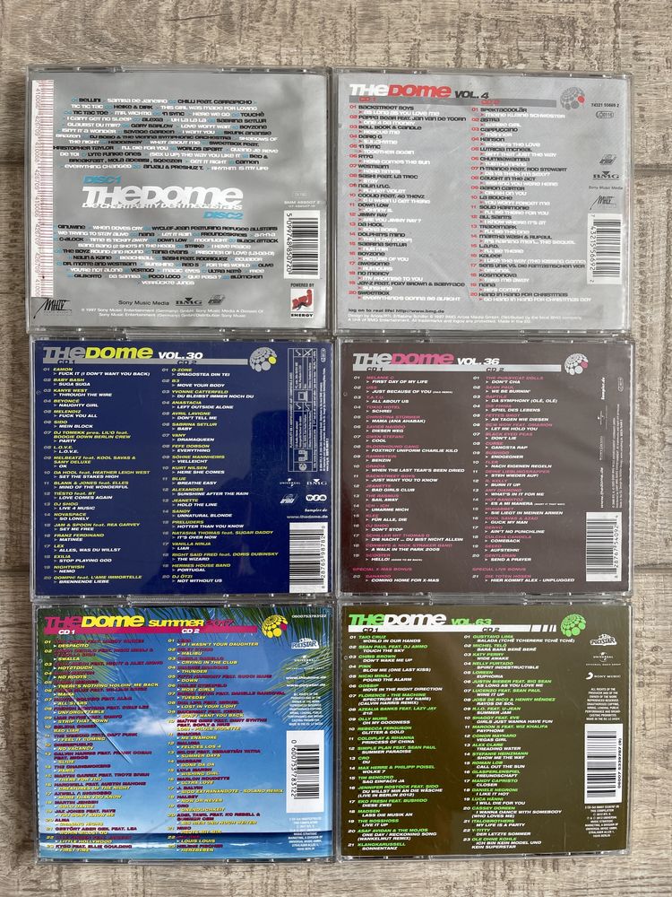 Lot 21 cd-uri originale compilatii The Dome
