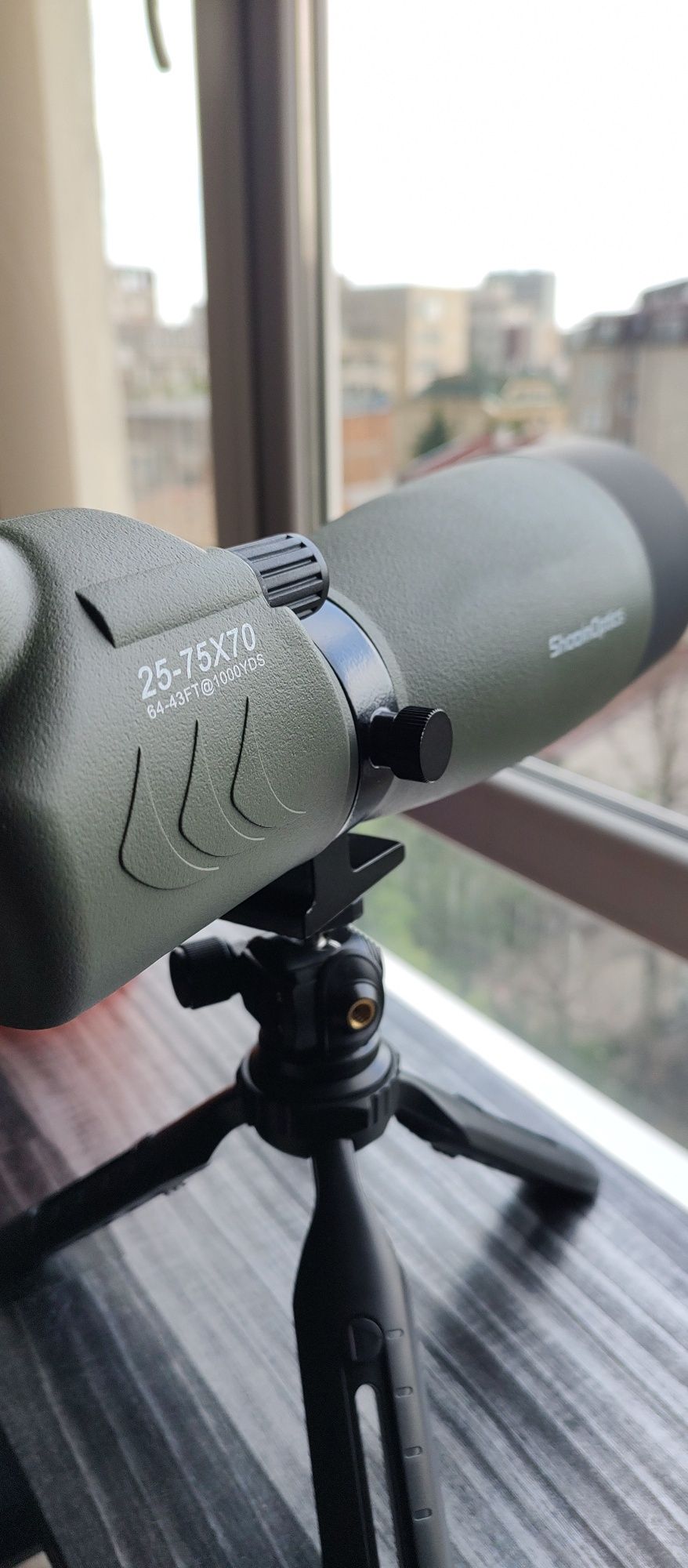 Мощен монокуляр на известната марка Shooin Optics 25-75 х 70