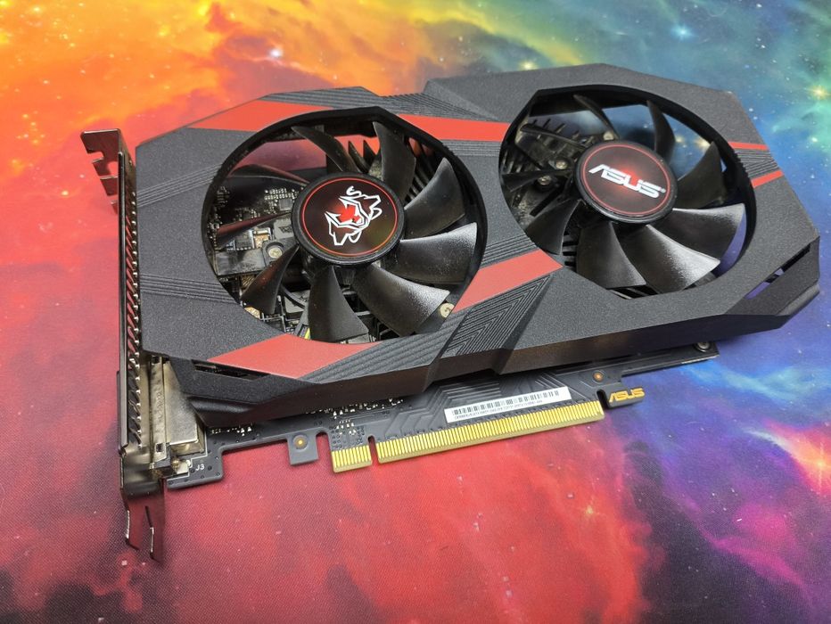 Видеокарта ASUS CEREBRUS 1050TI 4GB DDR5 игровая мощная :)