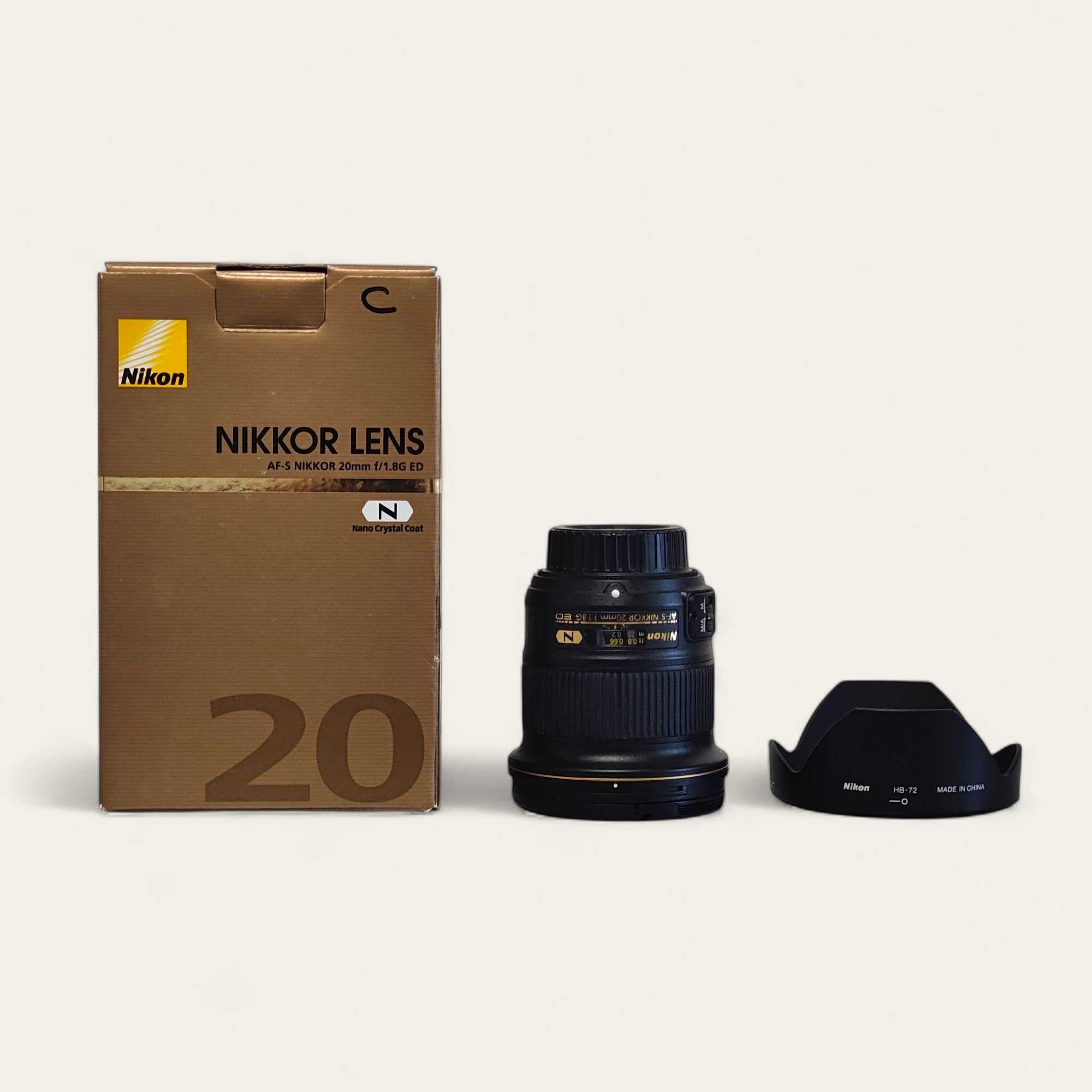 Nikon 20mm f/1.8G ED AF-S Nikkor DSLR