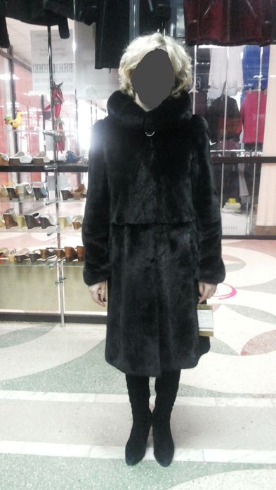 Шуба норковая (Блэк лама)