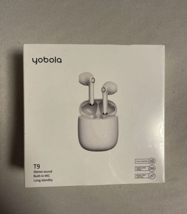 Casti wireless yobola albe
