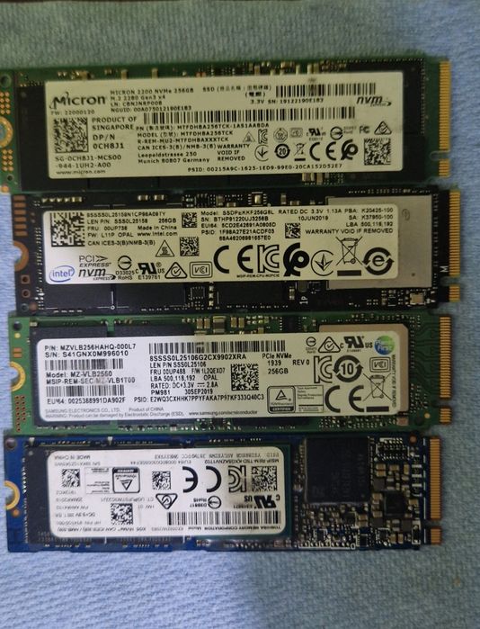 Ssduri 250gb nvme sata laptop