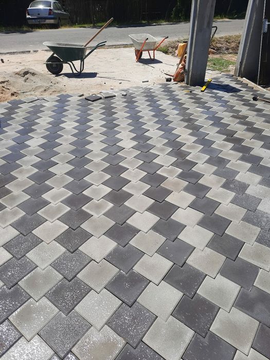 Dale din beton - Pavaje si Pavele model ROMB 3D - II
