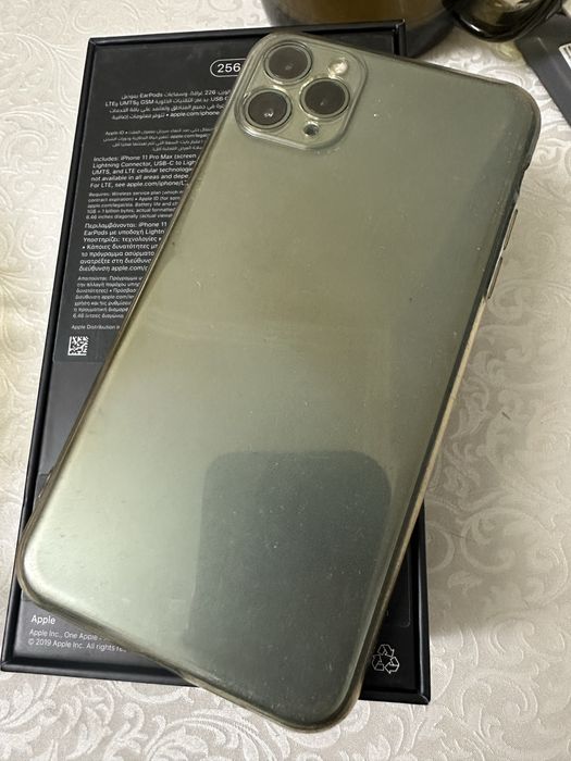 Iphone 11 Pro Max 256 Midnight green с коробкой и доками