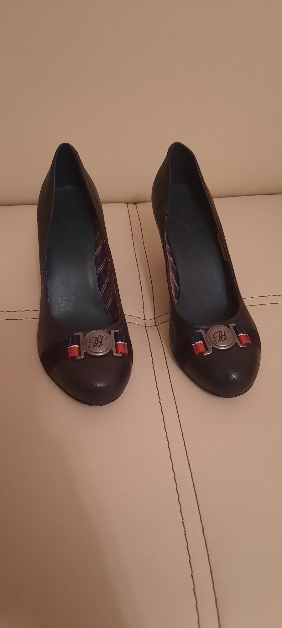 Pantofi piele Tommy Hilfiger