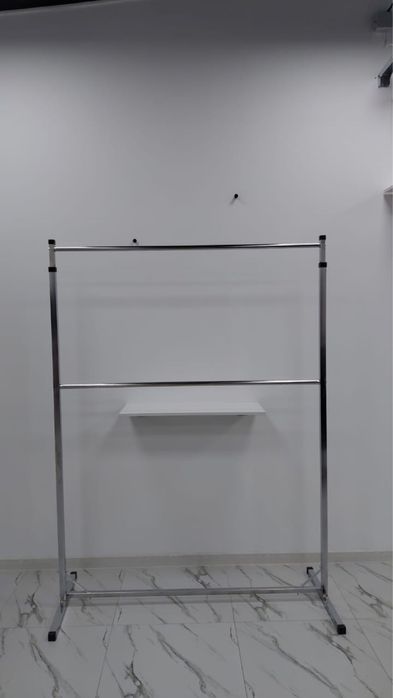 Металлическая разборная мини гардеробная напольная стойка