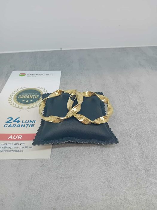 Cercei aur 14K 11.03g (Ag26 Tudor 2)(B.44388.2) Garantie 2 ani!