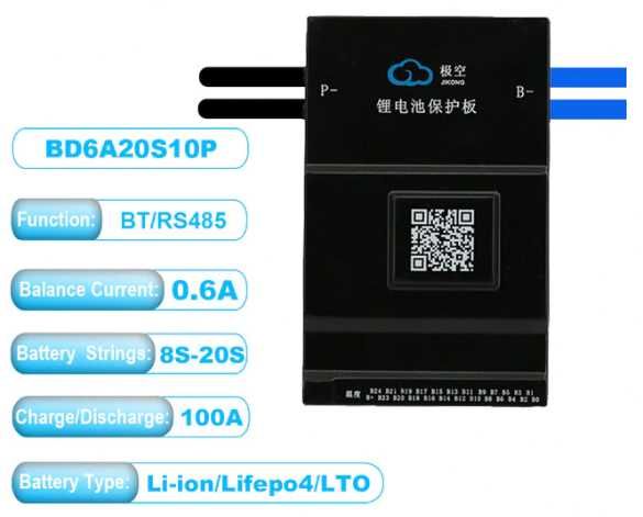 Smart BMS JK 150A - lifepo4 , Li-ion , LTO , acumulatori fotovoltaice