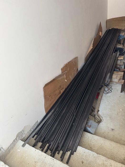 NOUA - 25 bucati teava patrata bare 20 x 20 x 2 mm grosime x 6 ml