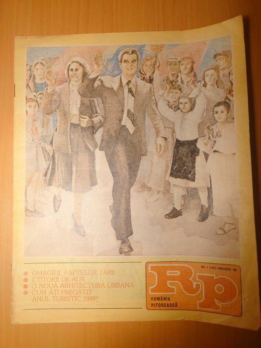 Revista Romania Pitoreasca nr. 1, ian. 1988 - Nicolae Ceausescu