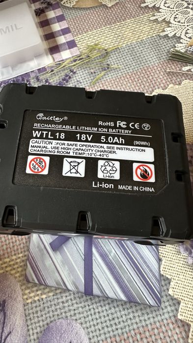 Acumulator scule milwaukee WTL 18, 18v 5,0 ah aftermarket noua