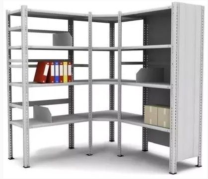 Угловые архивные складские стеллажи