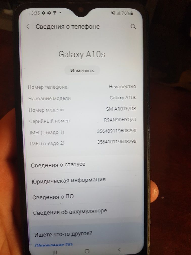 Samsung galaxy A 10S 32 gb