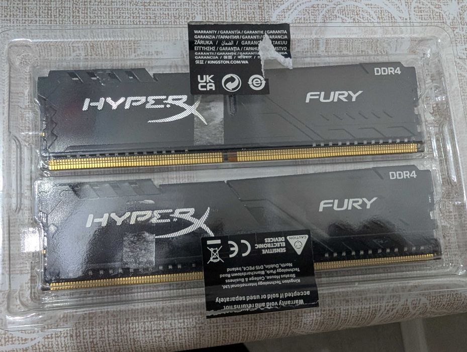 HyperX Fury DDR4 2*8gb (16gb) 2666MHz RAM