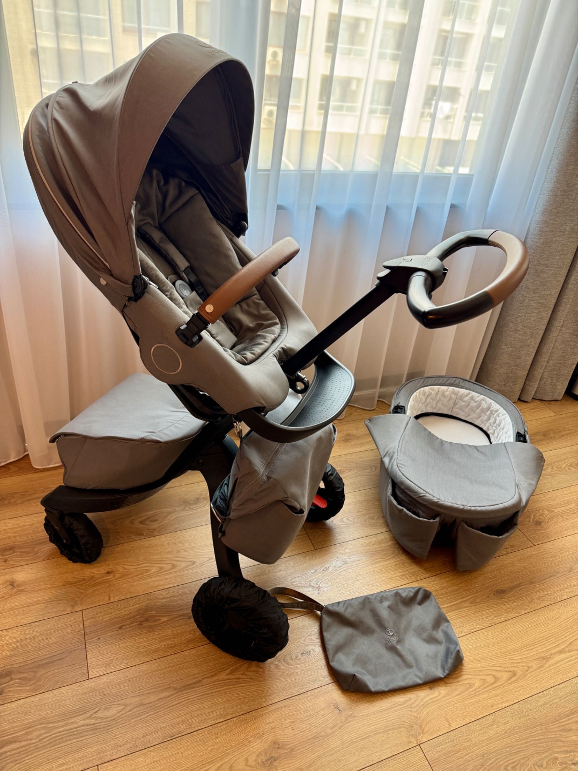 Бебешка количка Stokke Xplory X - цвят Modern Grey