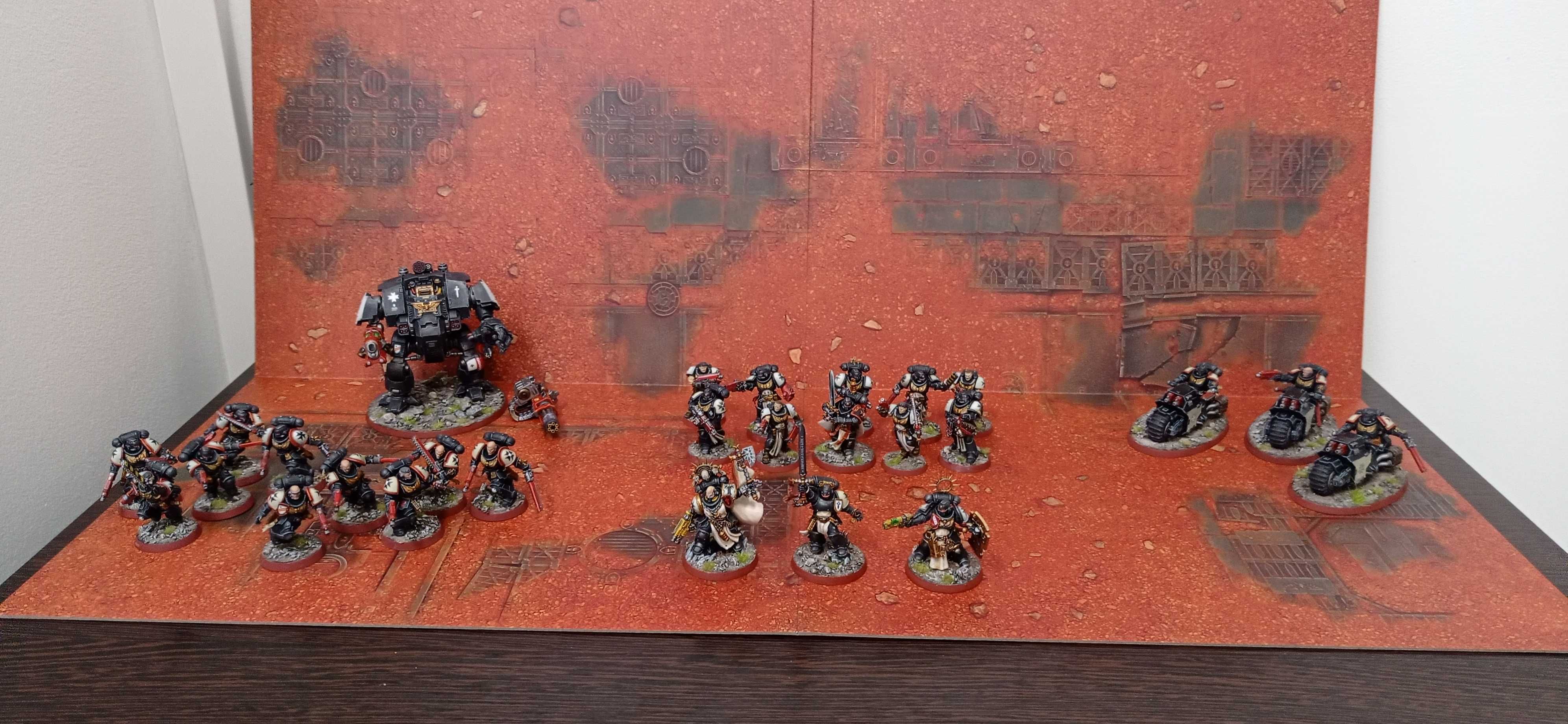 Warhammer Adepta Saroritas, Black templar, Necron, Orks