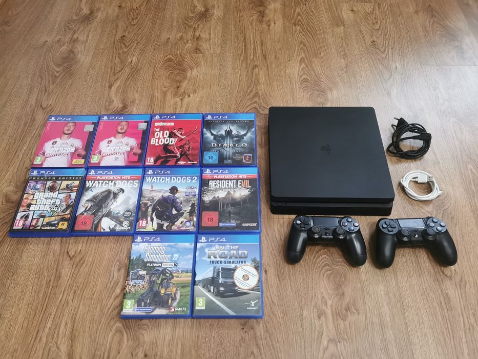 Playstation 4 / Ps4 slim cu pachet de jocuri