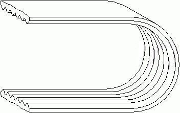 Curea transmisie Audi 80 Jumper Fiat Ducato Punto Ford Fiesta Opel Corsa Vw Polo Topran 6PK1180