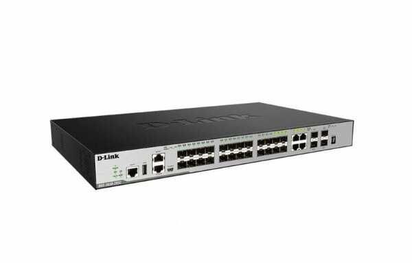 D-Link DGS-3630-28SC/A2AMI Управляемый L3 стекируемый коммутатор