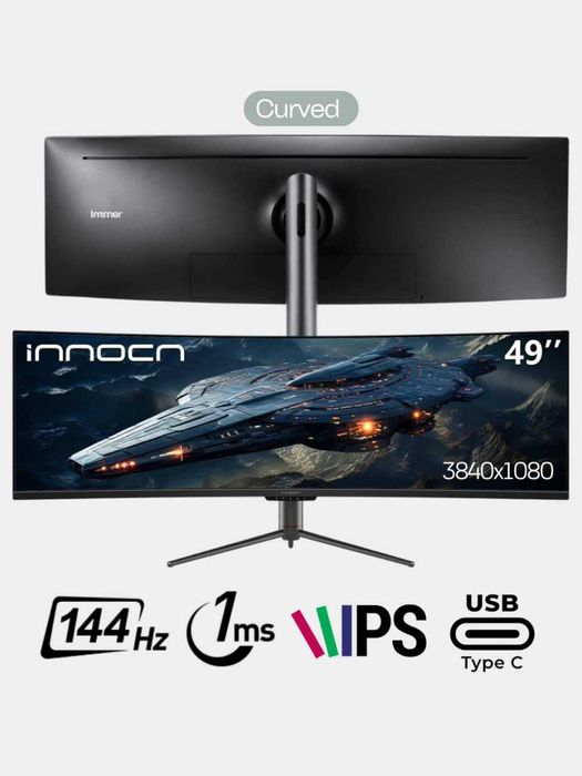 Игровой монитор IMMER 49, 3840x1080, 144Гц