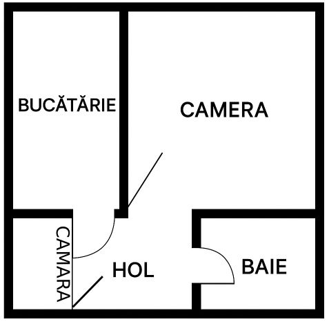 Apartament cu o camera 37 mp DECOMANDAT, luminos Et 1 Iosia de vanzare