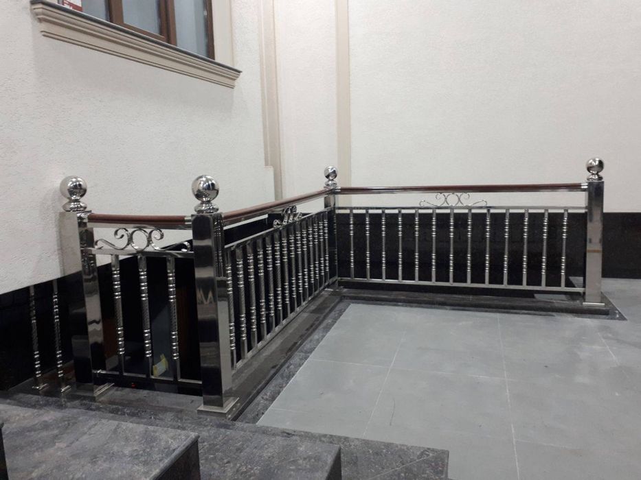 Перила из нержавекий качества горантия