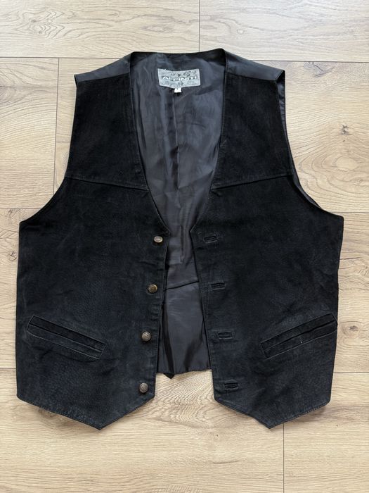 Vesta Piele Naturala AFFINITI Negru Barbati | Marime L