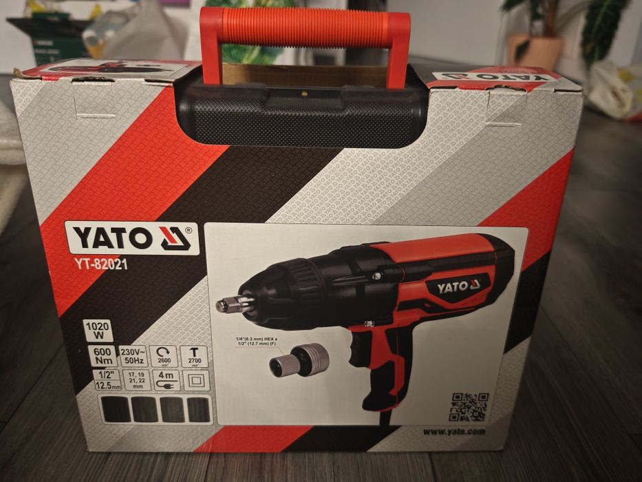Pistol electric de impact Yato YT-82021, 600 Nm, 1/2