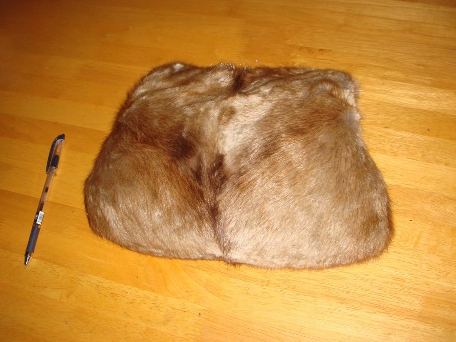 Муфта из самого ценного меха Куница СССР шелк натуральный внутри