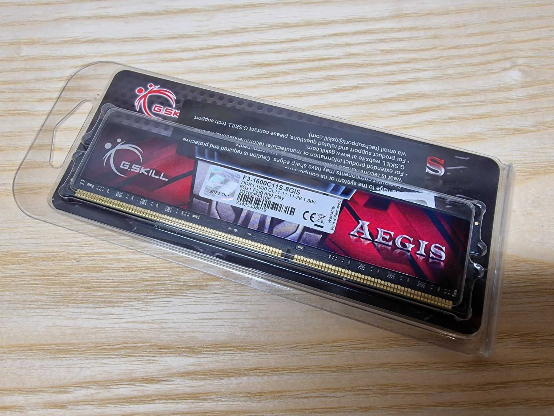 Нова 8GB DDR3 G.Skill Aegis 1600Mhz