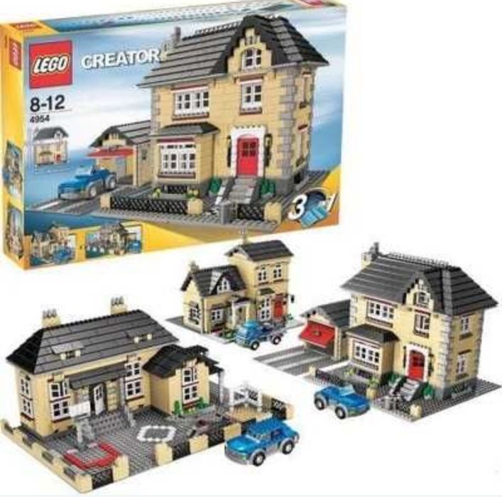 LEGO CREATOR: 4954 3 in 1 Town House, ASAMBLAT
