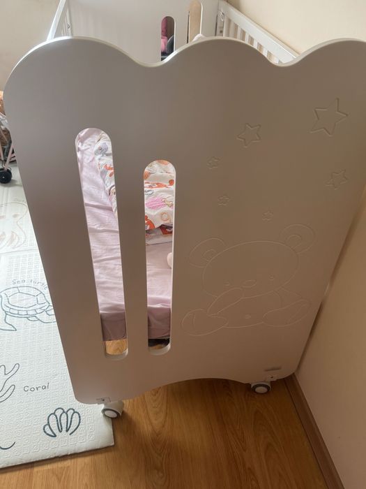 Детска кошара Don Algodon с матрак, 120х60