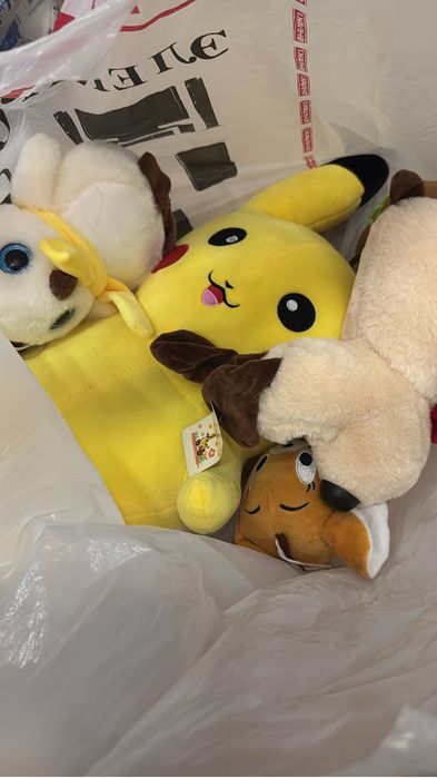 Мягкие ишрушки разные