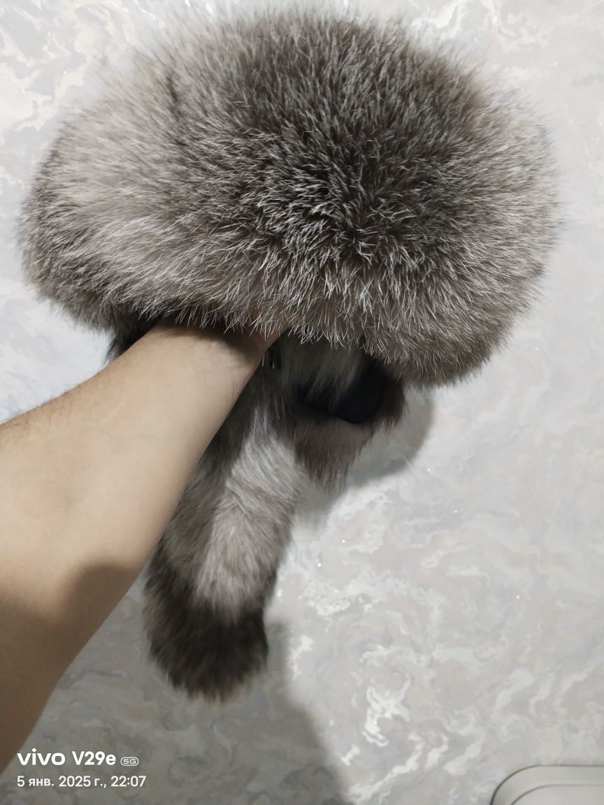 Продам шапку чёрнобурка