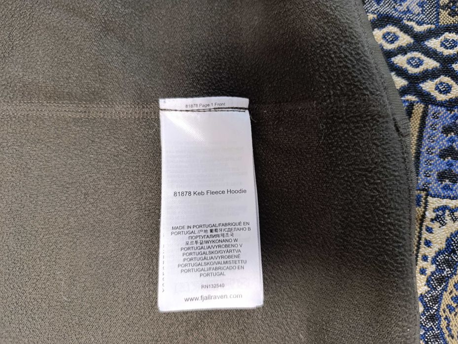 ''FjallRaven Keb Fleece Hoody''оригинален мъжки суичър S размер