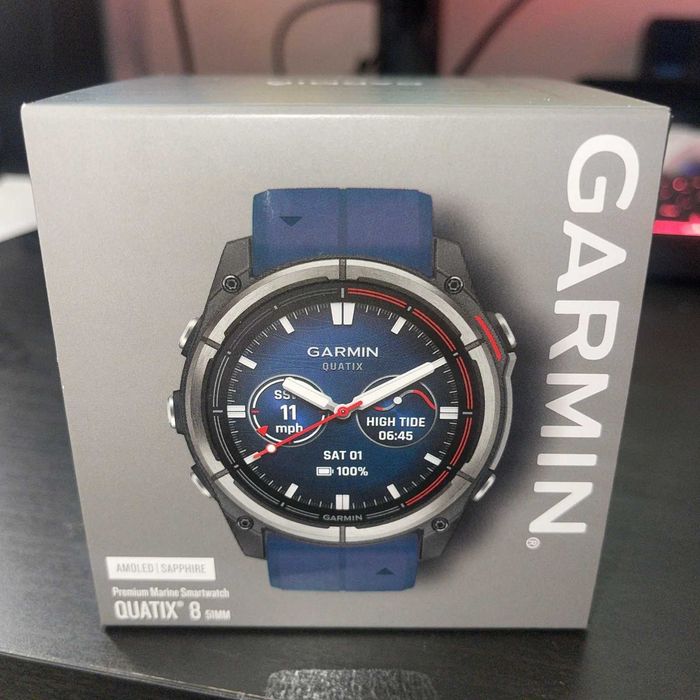 Garmin quatix 8 sapphire amoled 51 мм - спортивные часы с GPS