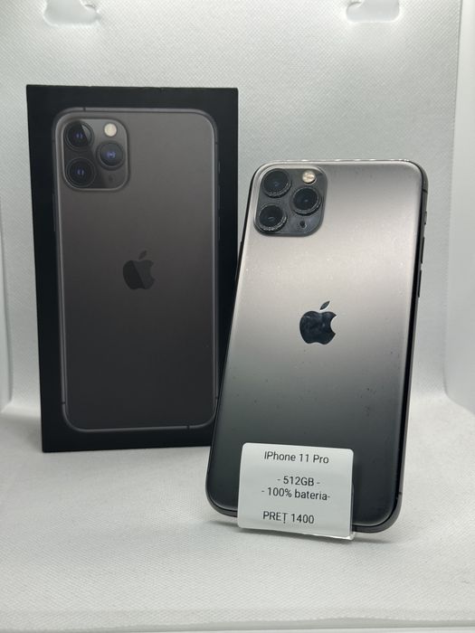 Magazin Vindem: Iphone 11 Pro, 512GB, 100% bateria