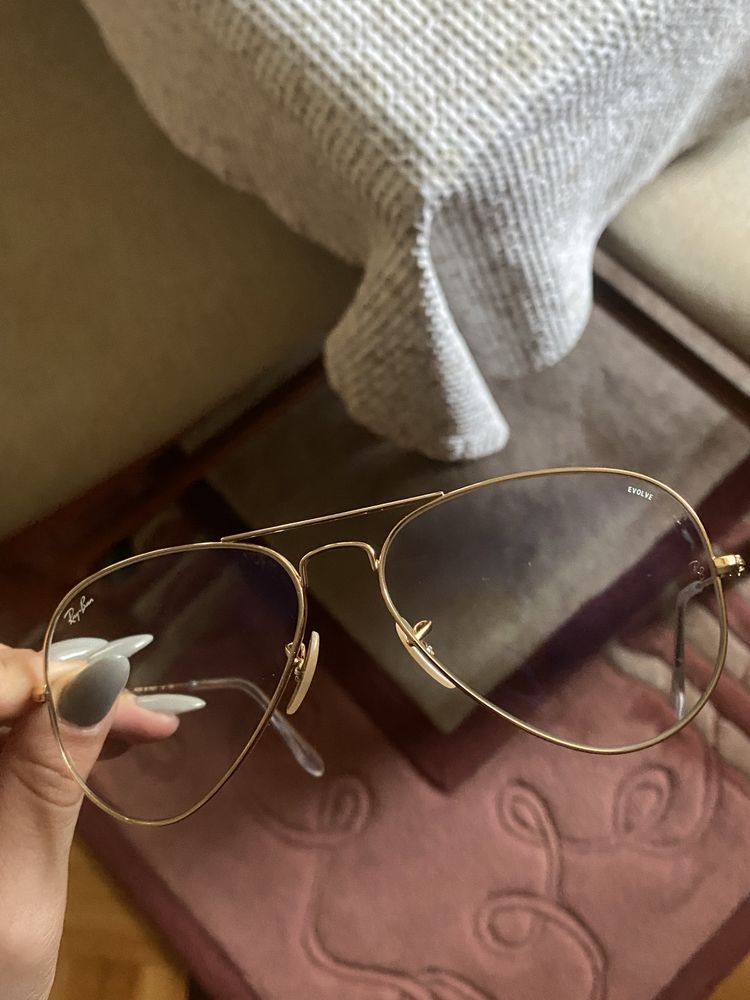 Слънчеви очила Ray Ban Aviator clear Evolve