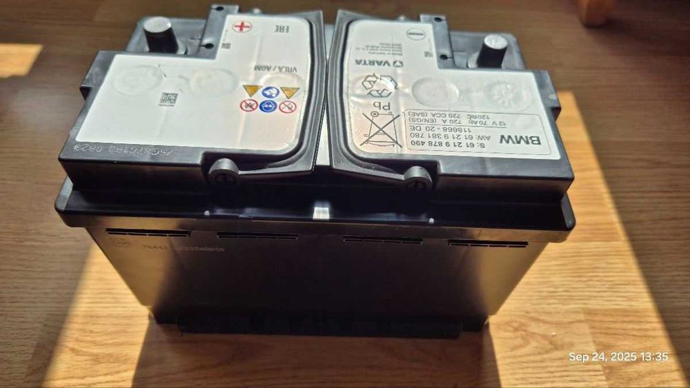 Акумулатор VARTA 12V 70Ah AGM Germany