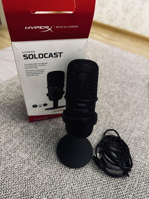Продам б/у микрофон HyperX solocast