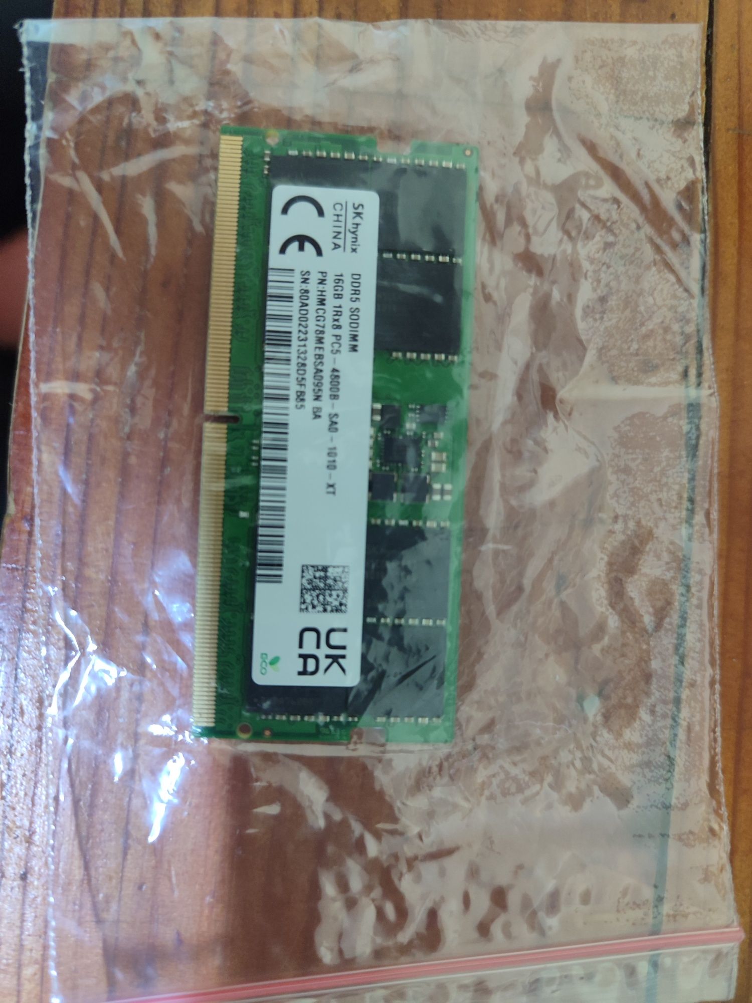 DDR5 для ноутбуков 16гб
