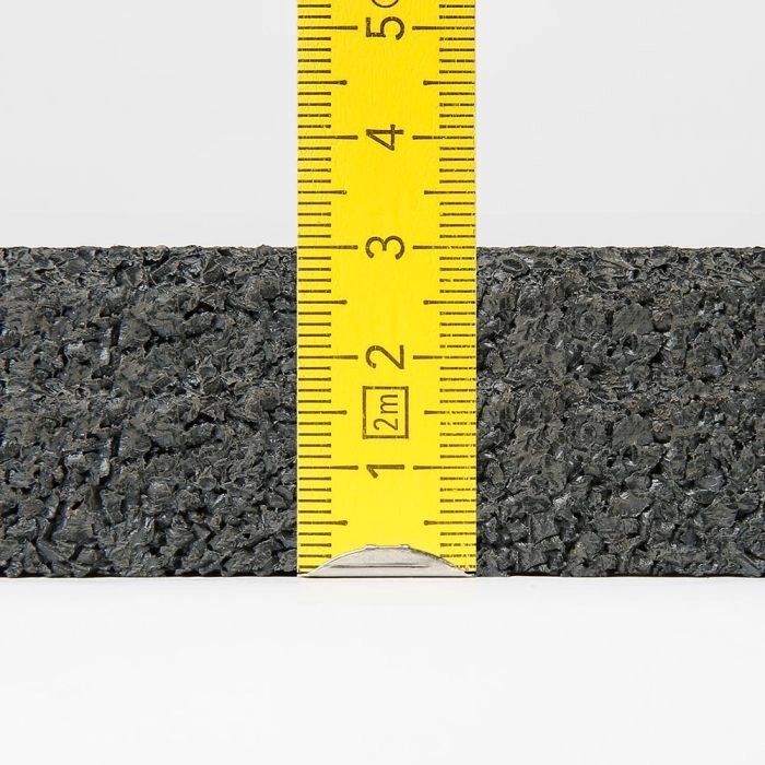 Фитнес настилка/ гумиран под/ЧЕРВЕНИ каучукови плочи / 3 см / 1x1 м