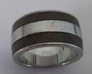 Inel Guess steel