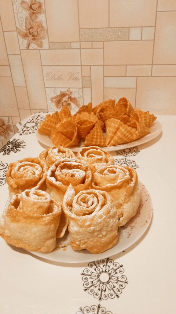 Хворост вафли и Чак чак