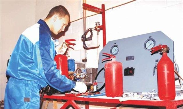 Перезарядка Огнетушителей,ремонт любой сложности