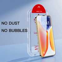 Folie sticla iPhone 13,13 PRO, 14, 15 dust & bubble free