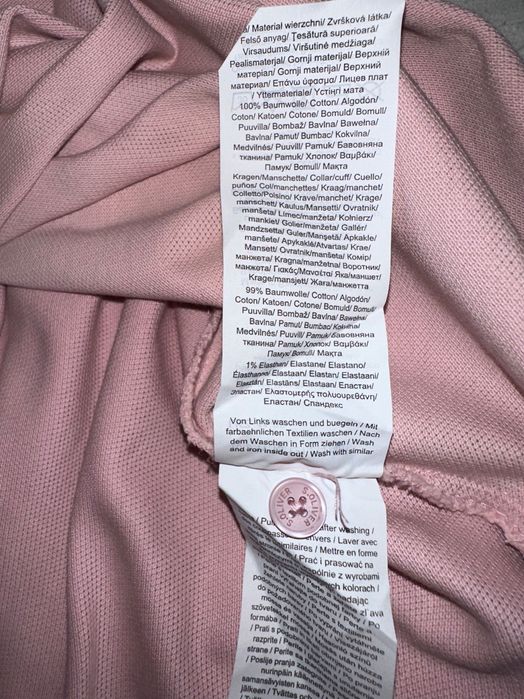 Tricou Polo din bumbac S. Oliver | Roz | Casual & Elegant| Mărimea S